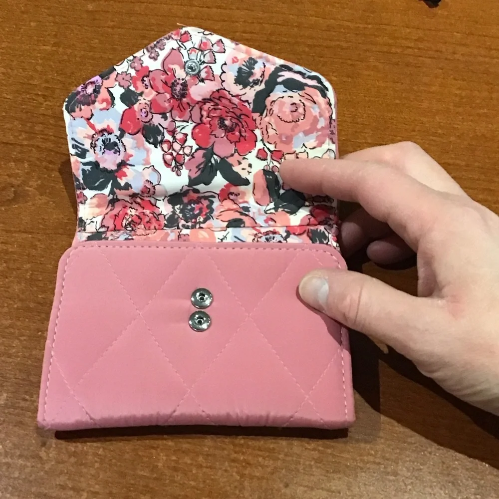 Vera Bradley Pink Quilted Wallet